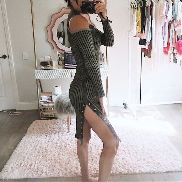 Ribbed Mock Dress Bodycon Dress - Picture 3 of 7